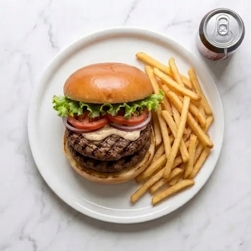 Vegansk Hamburgare Meny