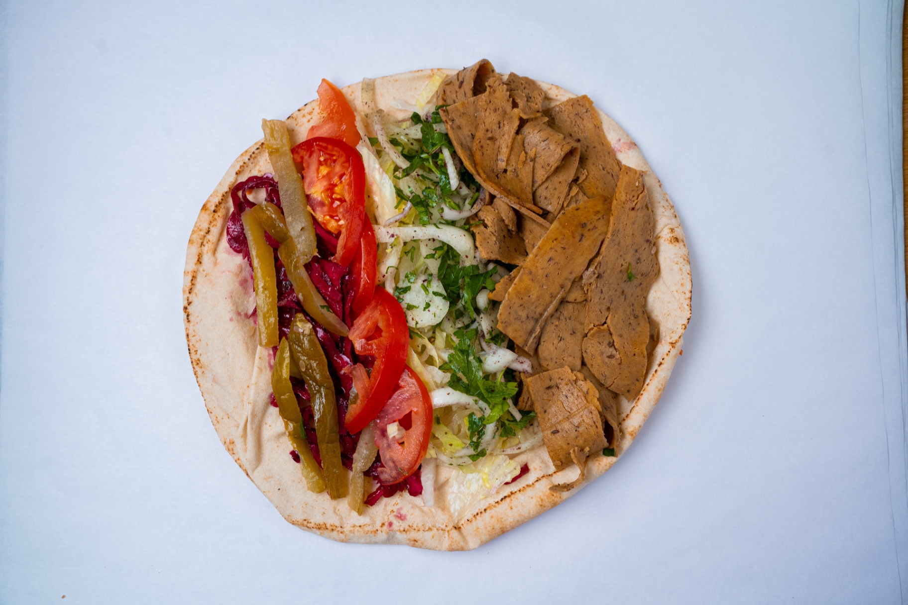 Veggie Kebabrulle