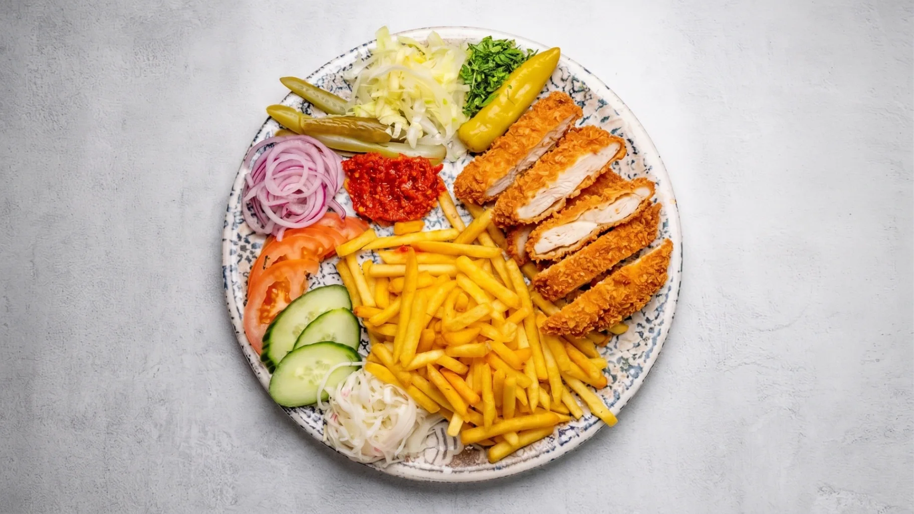 Crispy Chicken Tallrik