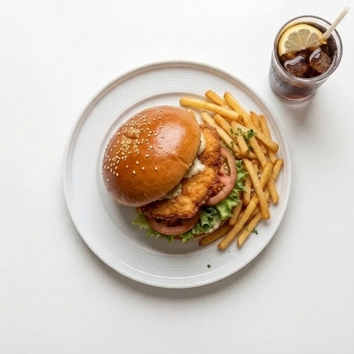 6. Kyckling Hamburgare Meny