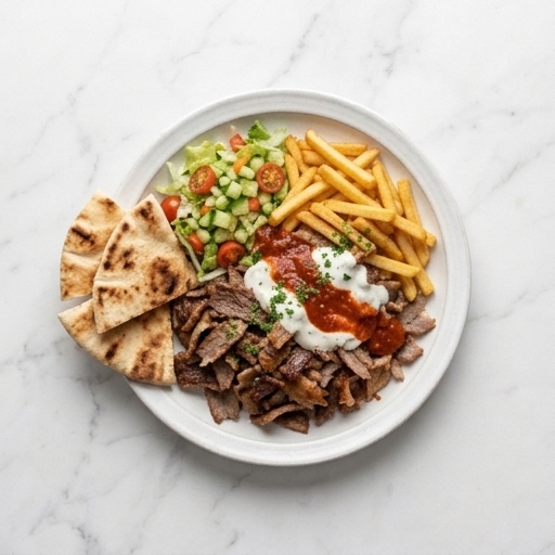 Kebab Deluxe Tallrik