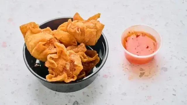 Wonton friterad