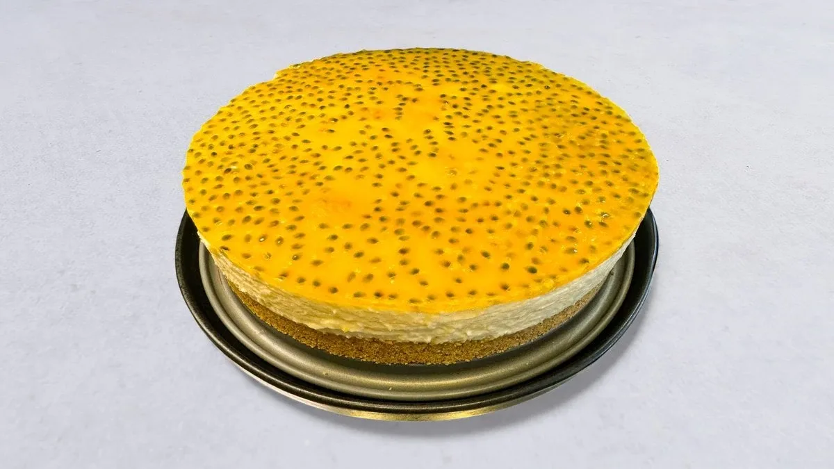 Passionsfruktscheesecake