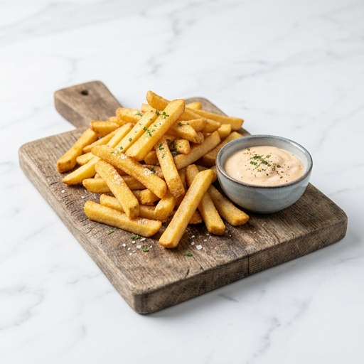 Pommes med valfri dippa