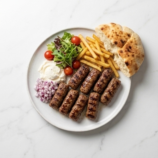 Cevapi med Pommes