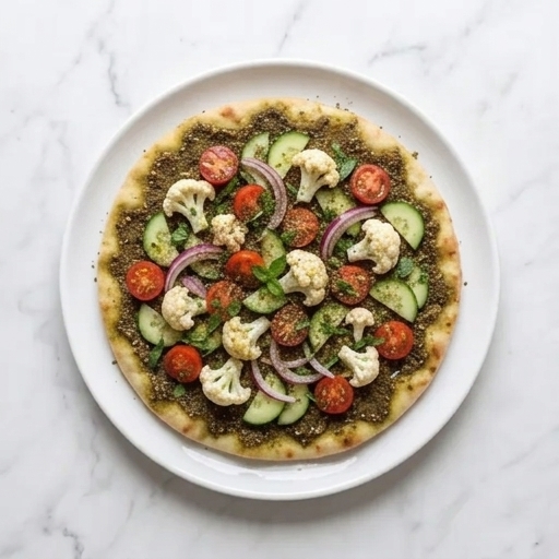 Vegansk Manaish Zaatar