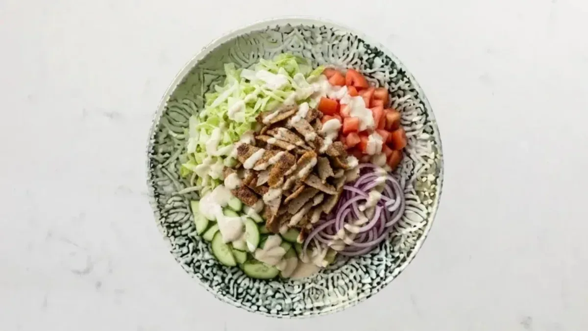 Kebab sallad