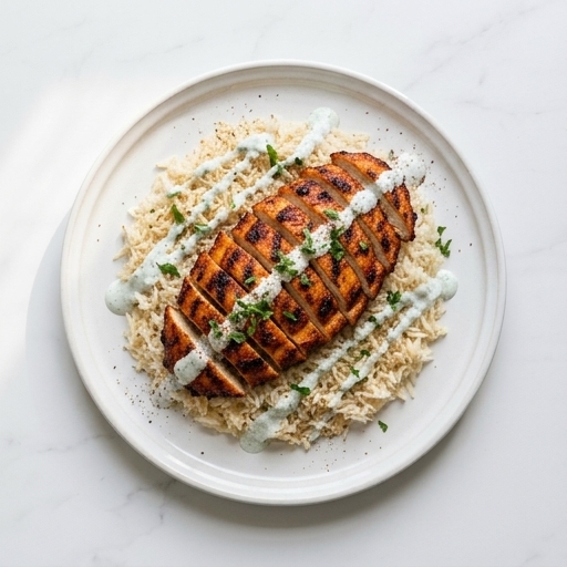 3. Crispy Chicken Sliced over rice