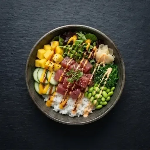 Lunch Tuna Poke Bowl