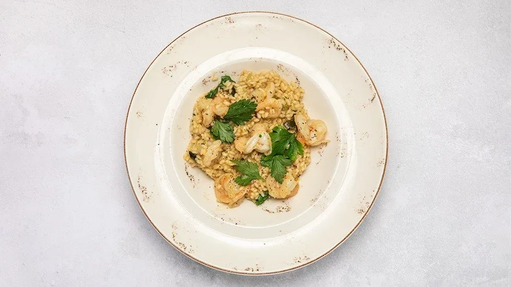 Risotto con Scampi