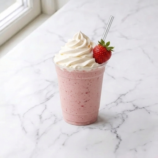 Jordgubb Milkshake