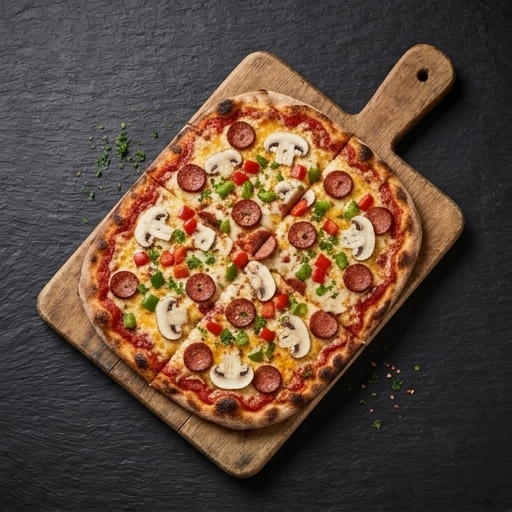 Stark Korv pizza