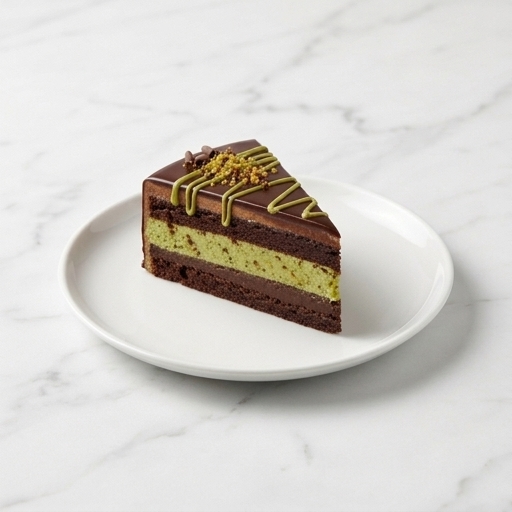 Tarta pistage, choklad