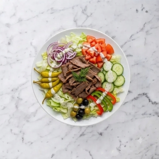 66. Kebabsallad