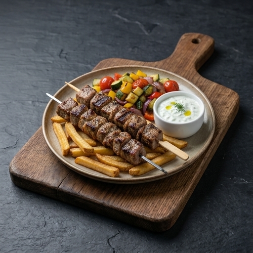 Grekiska Spett (Souvlaki)