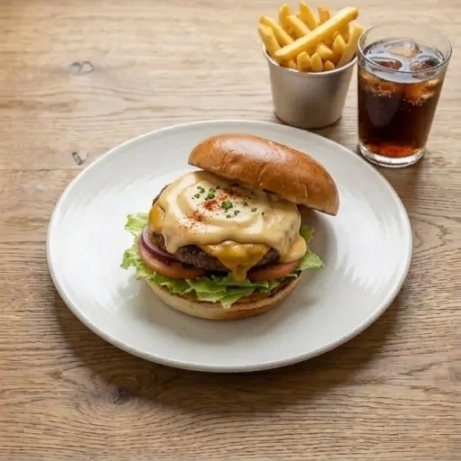 Creamy Cheese Burger