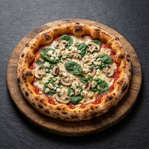 Spenat Pizza