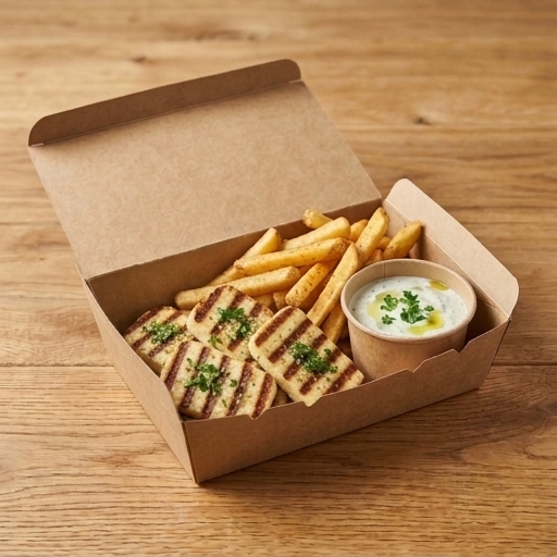 Grillad Halloumibox