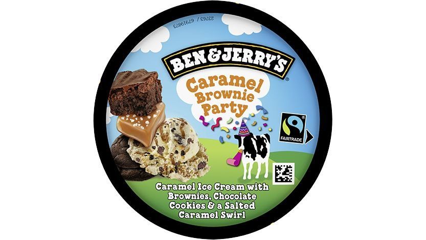 Glass Caramel Brownie Party 465ml - Ben & Jerry's