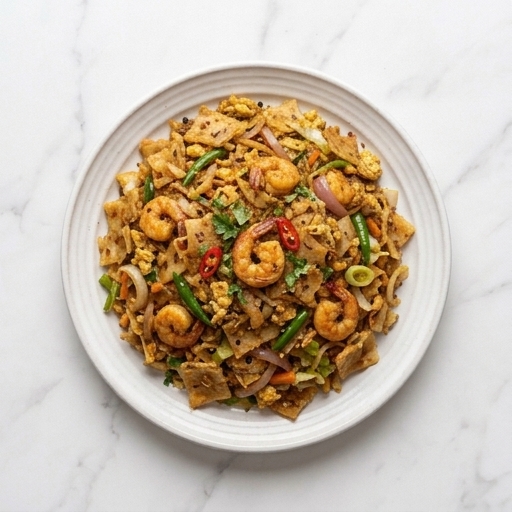 Kothu Roti Räkor