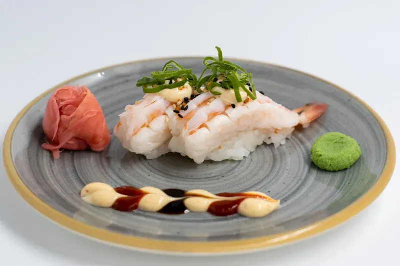 Flamberad Räka Nigiri