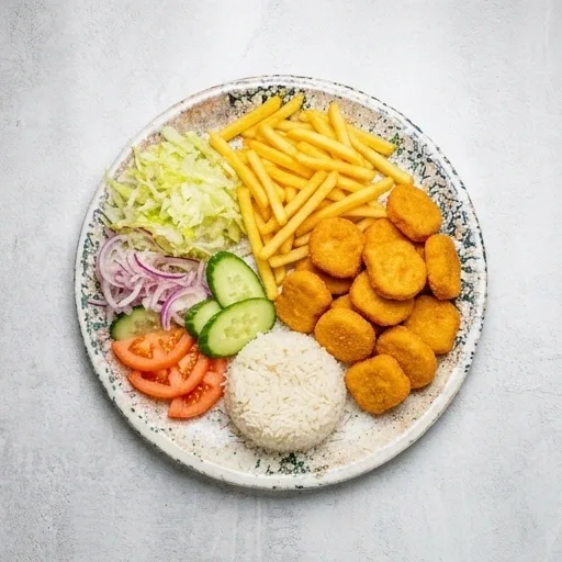 Kyckling Nuggets Tallrik