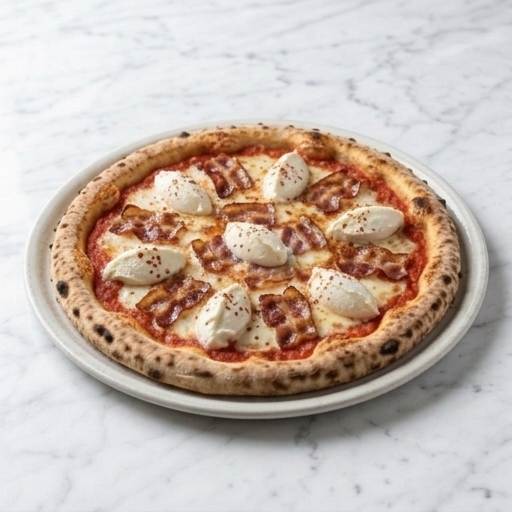 Pizza Pancetta con Mascarpone