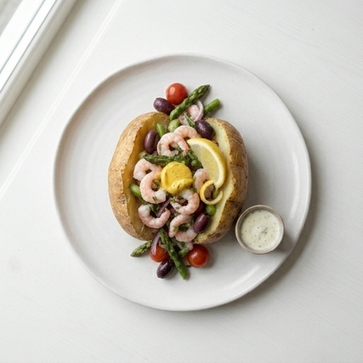 BAKAD POTATIS - RÄKOR