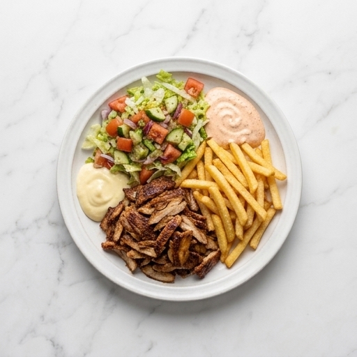 Shawarma Deluxe Tallrik