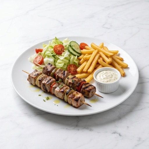 Grillspett med Pommes