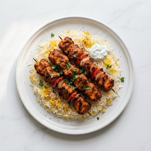 2. Kebab over rice