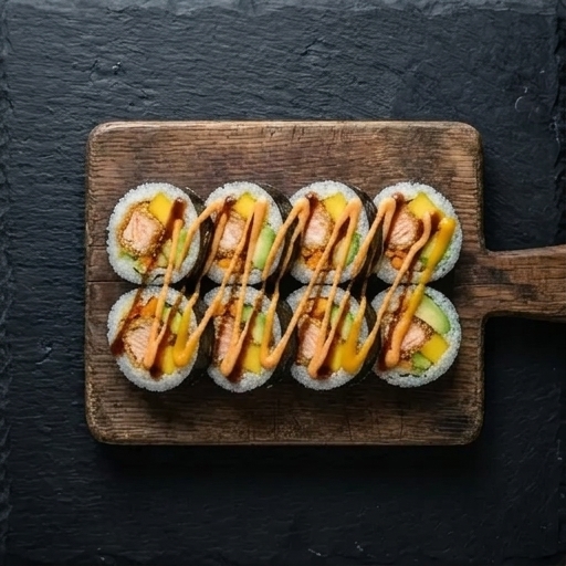 Friterad Lax Futomaki