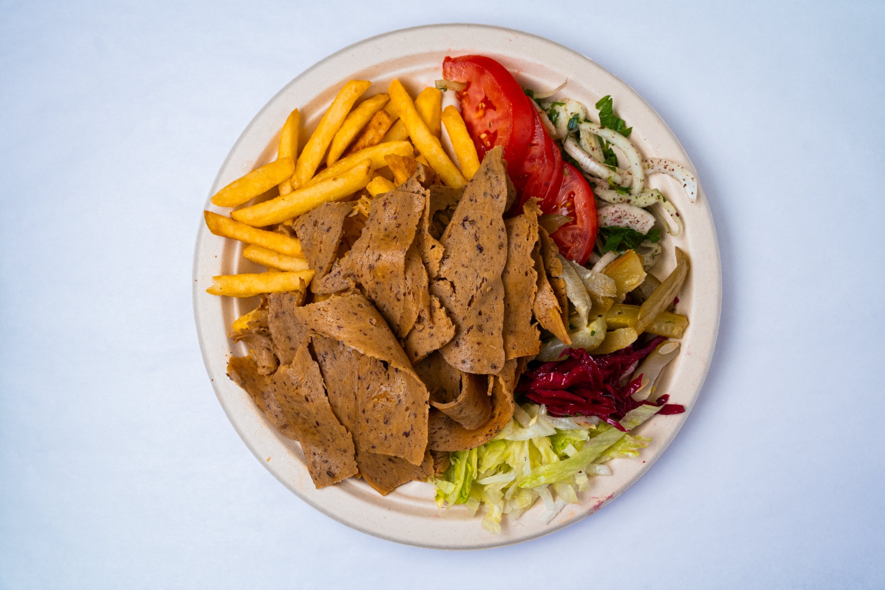 Veggie Kebabtallrik
