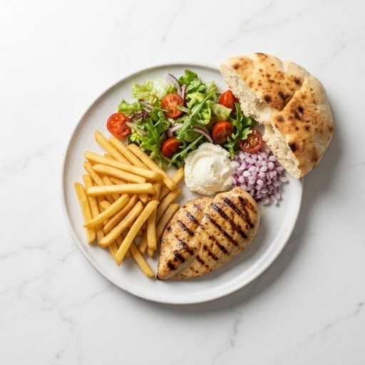 Kycklingfile med Pommes