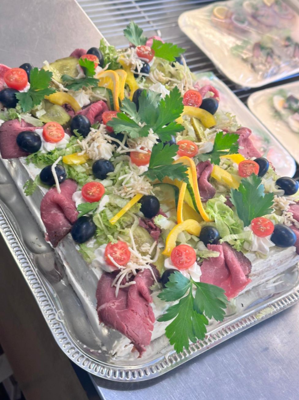 Smörgåstårta – Kött 