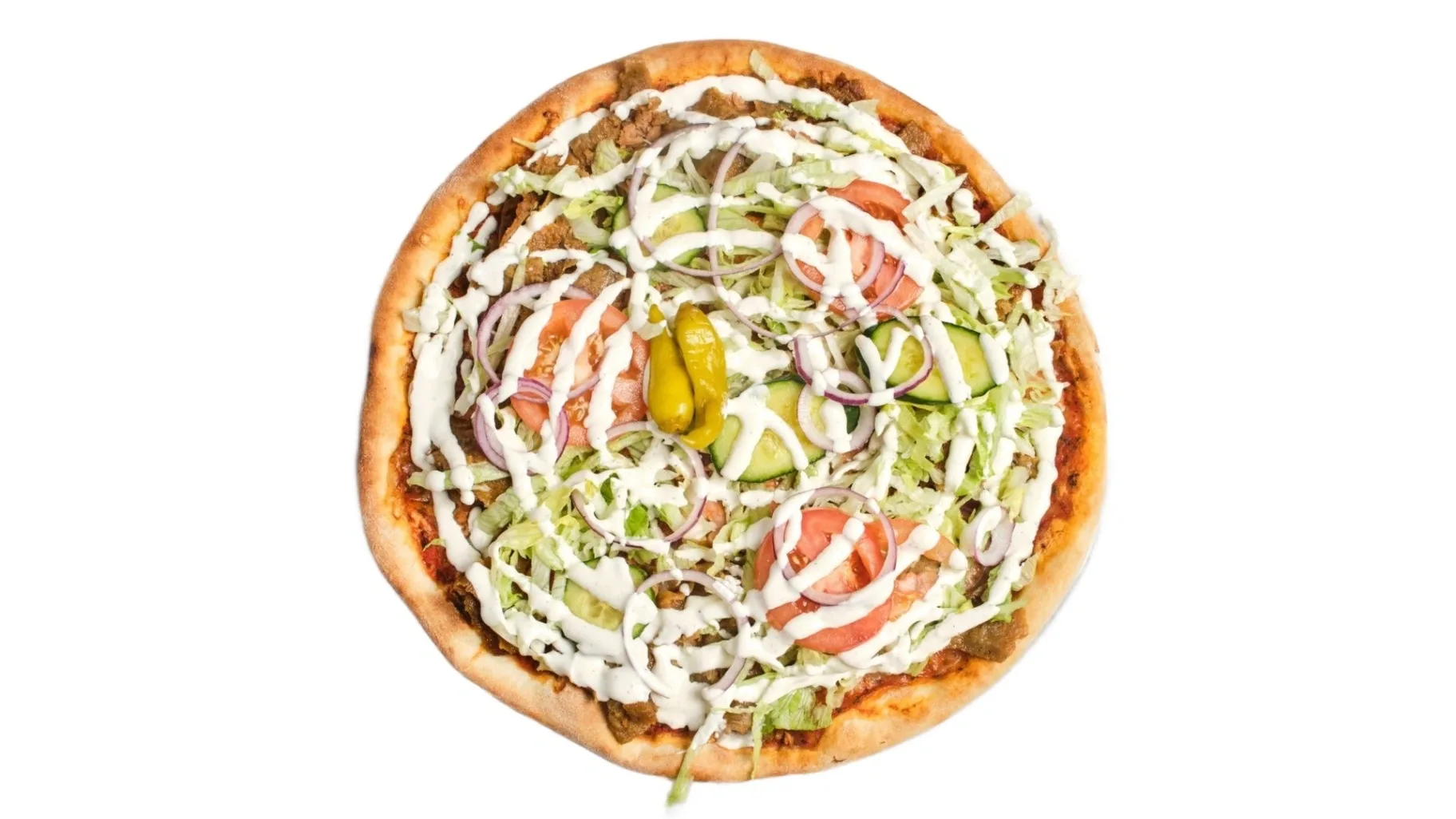 Kebab pizza special