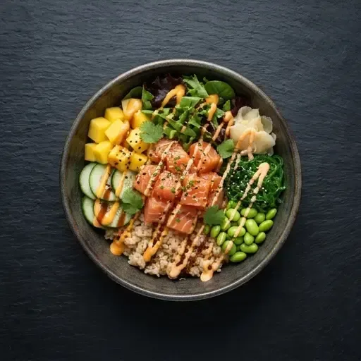 Lunch Lax Poke Bowl