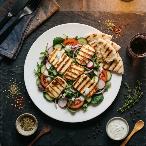 Halloumi Sallad