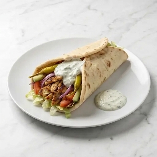 Kycklingkebab i Rulle