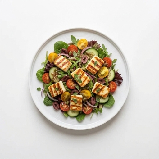 4. Halloumi Sallad