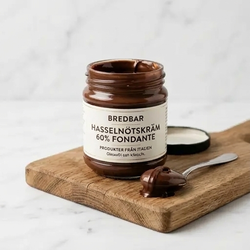 Bredbar hasselnötskräm 60% Fondante