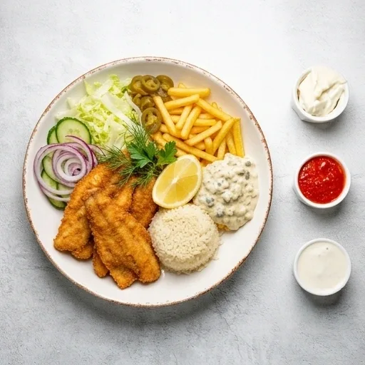 Rödspättatallrik