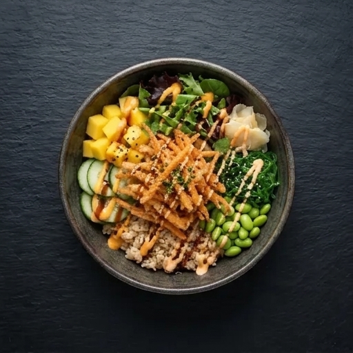 Vegetarisk Poke Bowl