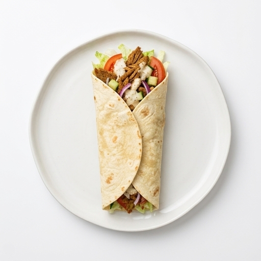 Vegansk Kebabrulle