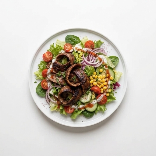 5. Kebab Sallad
