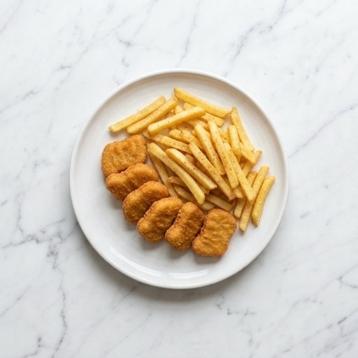 Chicken Nuggets 6 st med pommes