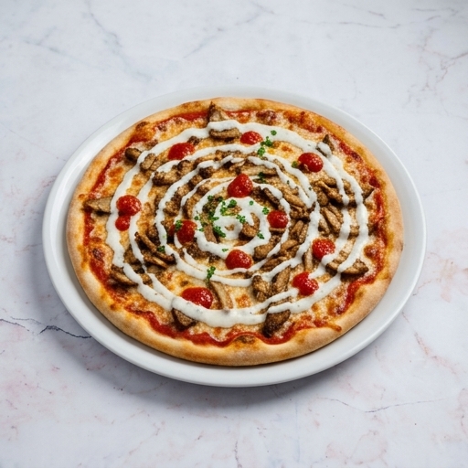 Shawarma pizza