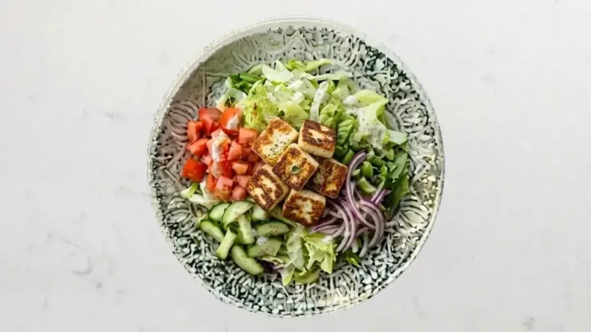 Halloumi sallad