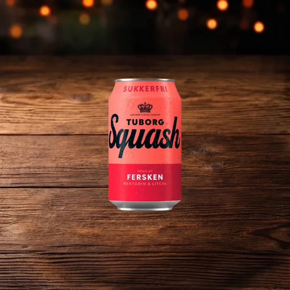 Tuborg Squash Fersken Sukkerfri