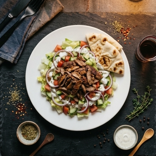 Kebabsallad